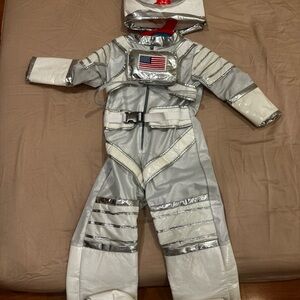 Kids Astronaut Costume - Silver and White